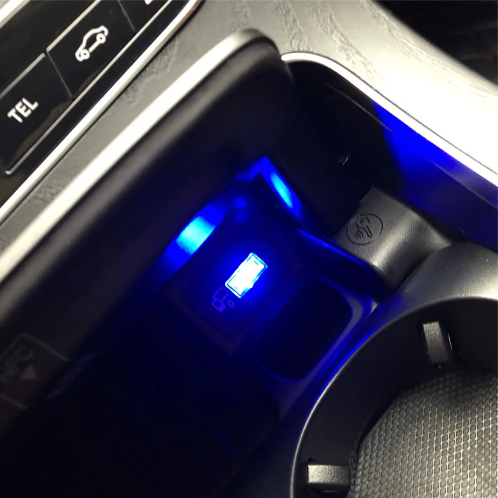 Автомобильные USB светодиодные атмосферные декоративные огни для Chrysler 200 300C Aspen