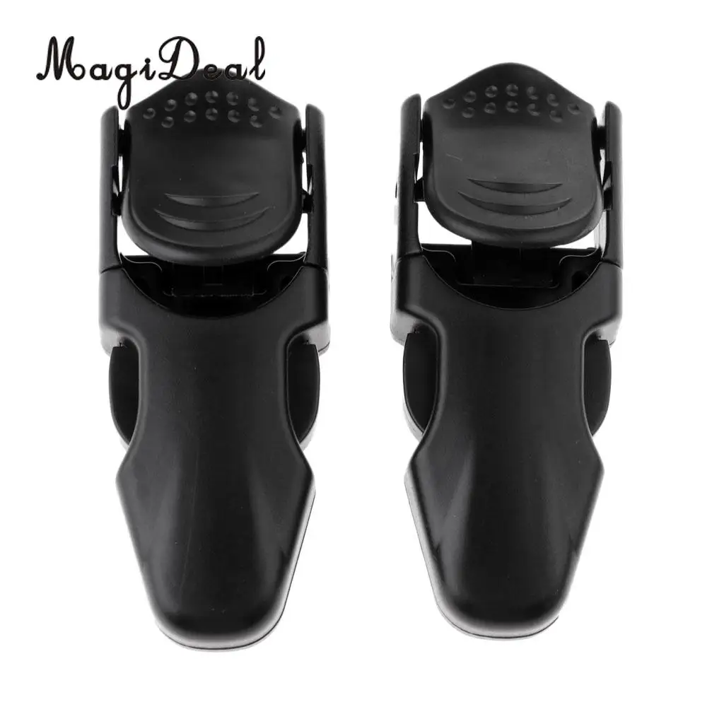 MagiDeal 1 Pair Premium Black Plastic Scuba Diving Snorkeling Swimming Quick Release Fin Strap Buckles Accessories