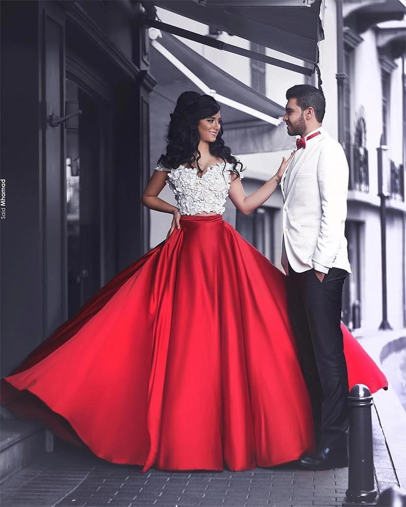 2 piece spring formal dresses