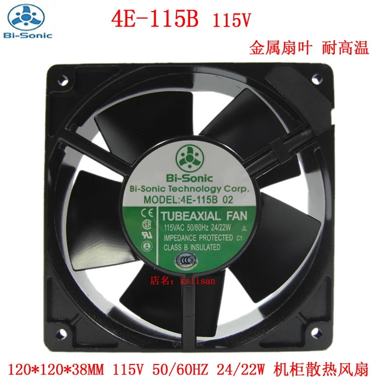 

Вентилятор охлаждения сервера Bi-Sonic 4E-115B DC 115 в 24 Вт 120x120x38 мм
