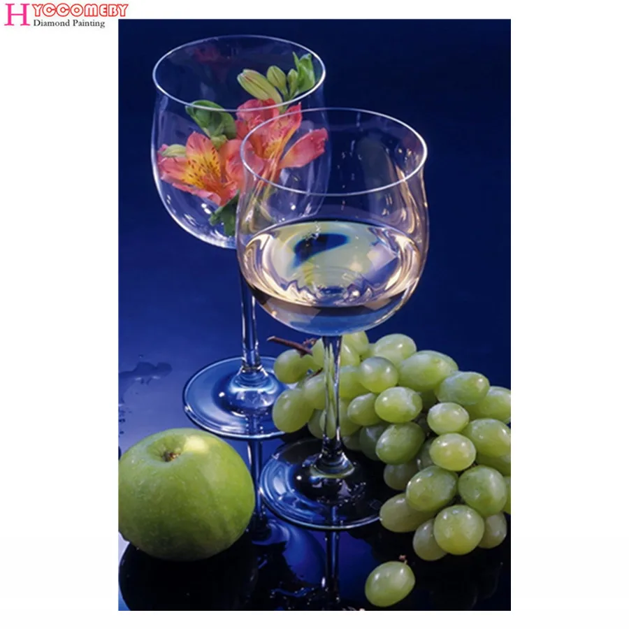 Full Diamond Painting Abstract Wine Glass 5d Diamond Embroidery
