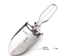 EDC Mini Plegable Portátil de Camping Garden espada de la Pala de Acero Inoxidable Herramientas Set Kits de Viaje Práctico Pala