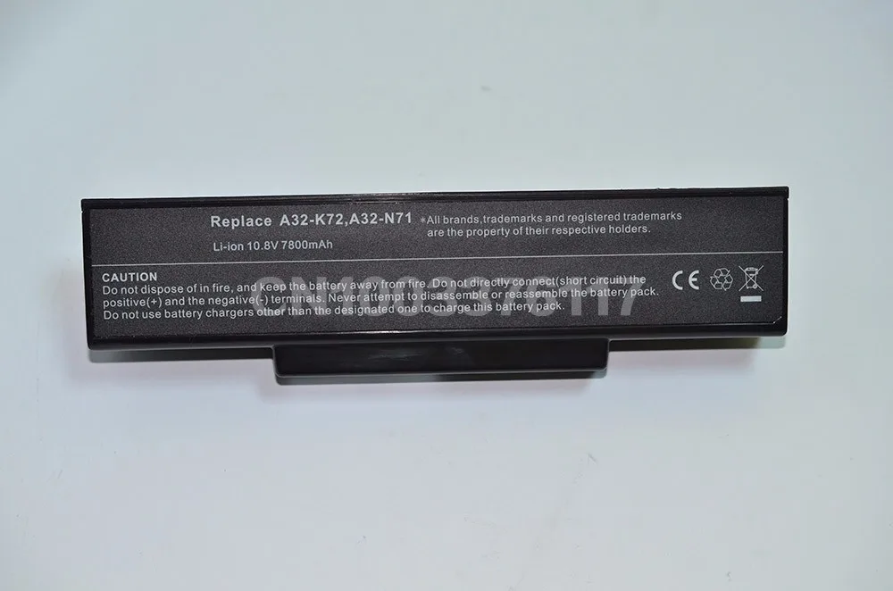 11,1 9 клеток 6600 mAh ноутбук Батарея для ASUS a32-k72 A72 a72d a72dr a72f a72j a72jk A72JR A32-N71 K72 K72D 70-NX01B1000Z