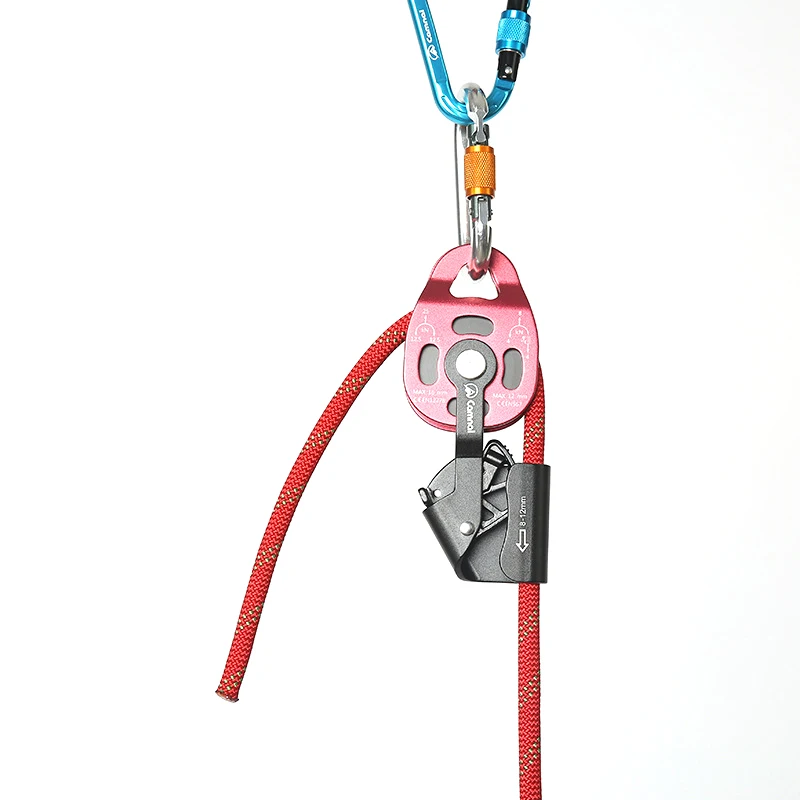 

Coupling Rope pulley Rock Climbing Heavy Lift Device Safety Outdoor Mountaineering Installation Useful Convenient