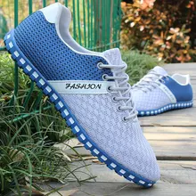 2017 neue mesh männer schuhe flache männer casual schuhe farbe plus größe komfortable männer schuhe lace up männer freizeitschuhe atmungs