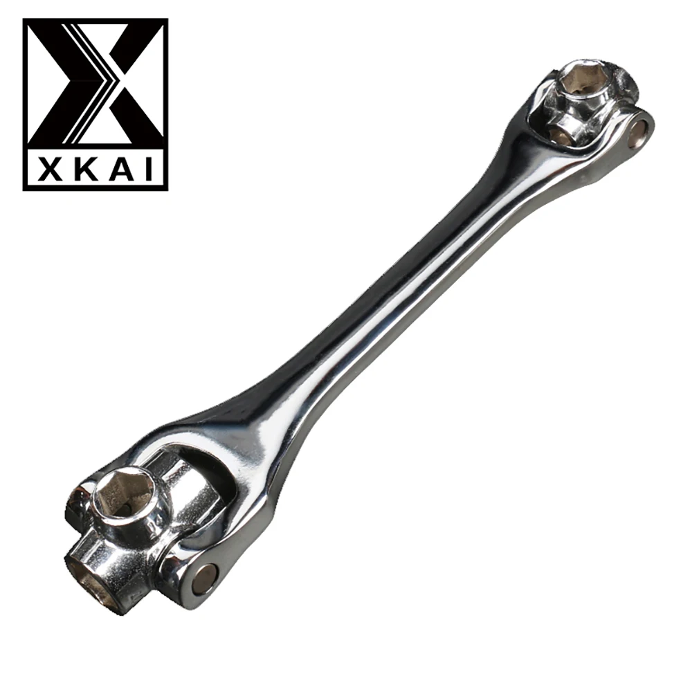 

XKAI 12-19/8-21mm 8 IN 1 Socket Wrench Spanner Key Multi Tool Hand Tools Herramientas Ferramentas
