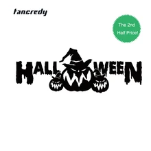 Halloween Decoração Etiqueta do Carro engraçado 3D-Styling 15*5.5 cm da Abóbora de Halloween decoração decalques da motocicleta carro da janela de casa adesivo