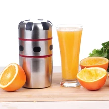 Мини соковыжималка для фруктов оранжевый лимон портативный лимон оранжевый соковыжималка для цитрусовых с ситечком и чашкой кухонная утварь для фруктов