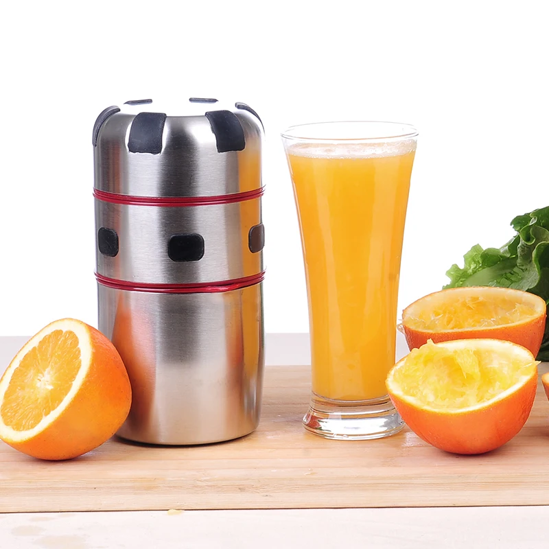 

Mini Fruit Juicer Orange Lemon Portable Lemon Orange Squeezer Citrus Juicer with Strainer and Cup Kitchen Fruit Tools