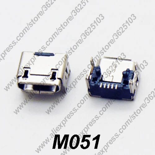 10 шт. разъем Micro USB M051/M032 4 фута DIP H = 3 9 2 0 для зарядки телефона гнездо Mini 5Pin |