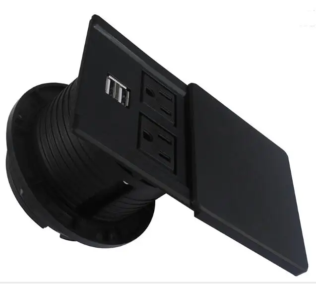 2019 New Round Table Socket with Universal power and USB