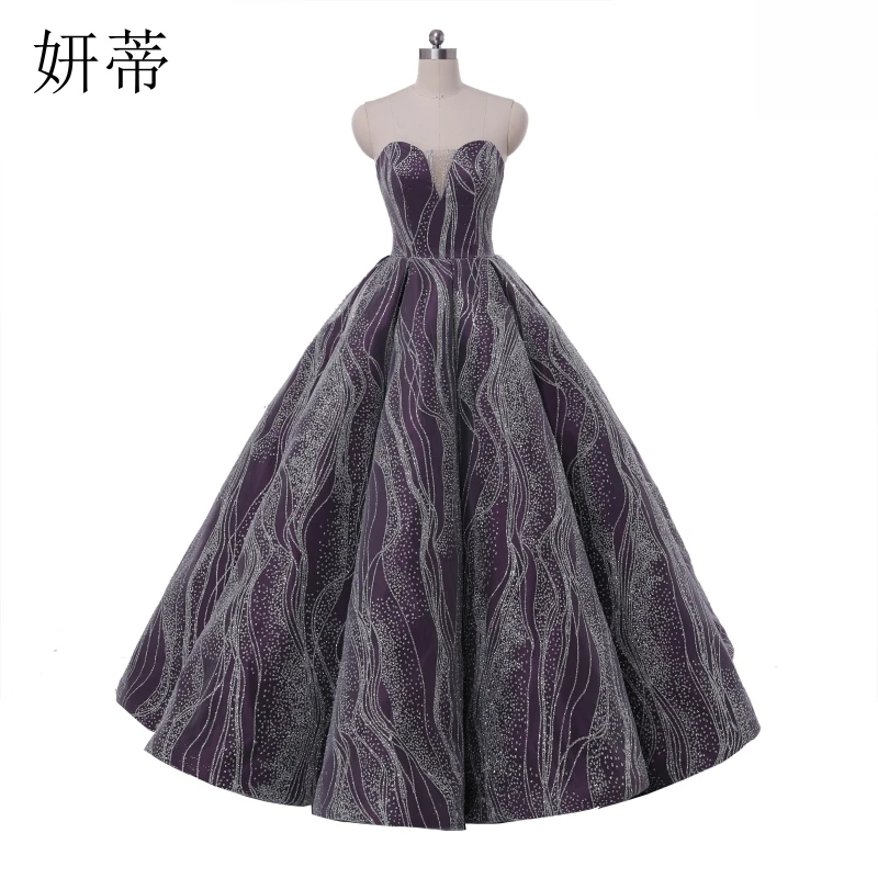 

Charming Backless Sequined Lace Sweetheart Ball Gown Wedding Dress 2017 Purple Off The Shoulder Lace Up Sleeveless Bridal Gowns