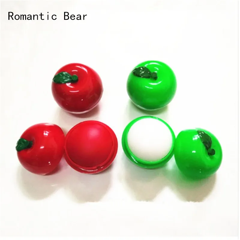 

Romantic Bear Apple Shape Lip Balms Makeup Long Lasting Moisturizer Nutritious Lips Care Organic Lipstick Balm Gift for Girls