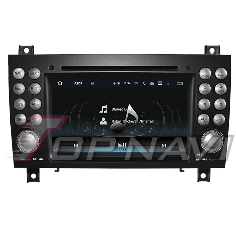 TOPNAVI Восьмиядерный Android 10 0 автомобильный DVD мультимедийный плеер для SLK 171 2004 2005 2006