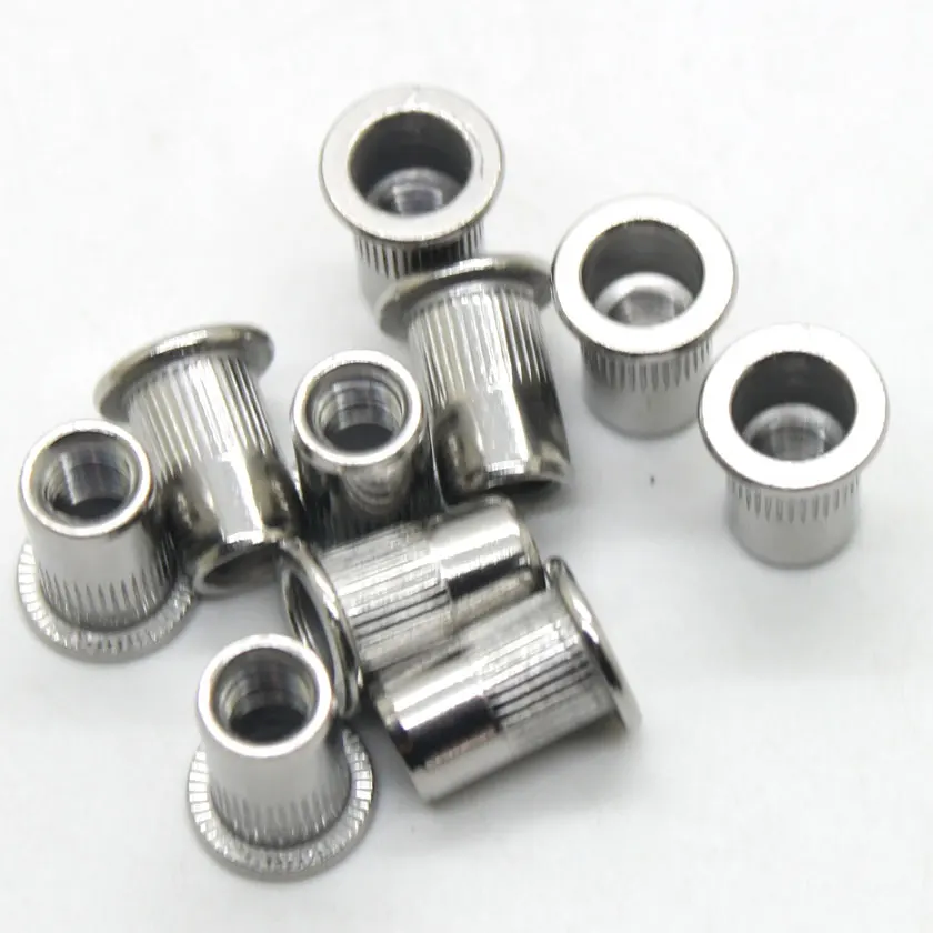 50pcs M4 Threaded Rivet Nut Inserts Rivnut Blindnut Stainless Steel