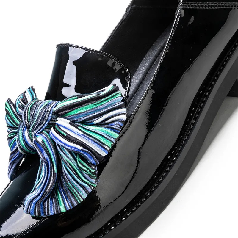 Cuero Las Venta Vaca Redonda Tacones negro Moonmeek Med Mujeres Zapatos De 2019 Goadiator Butterfl Punta Superficial Caliente Bombas Blue O655Xwq