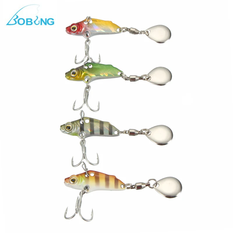New 4Psc Hard Fishing Lures Spinnerbait Fishing Tackle for Bass Spinner Perch