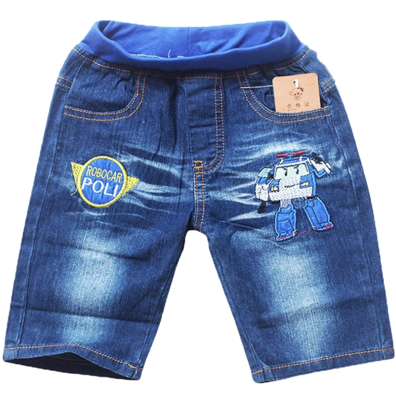 Cheap Sale Baby Boys Summer Denim Short Pants Children Kids Cartoon Robot Poli Car Jeans Pants for 2-5Years Clothing Trousers Cheap Sale Baby Boys Summer Denim Short Pants Children Kids Cartoon Robot Poli Car Jeans Pants for 2-5Years Clothing Trousers