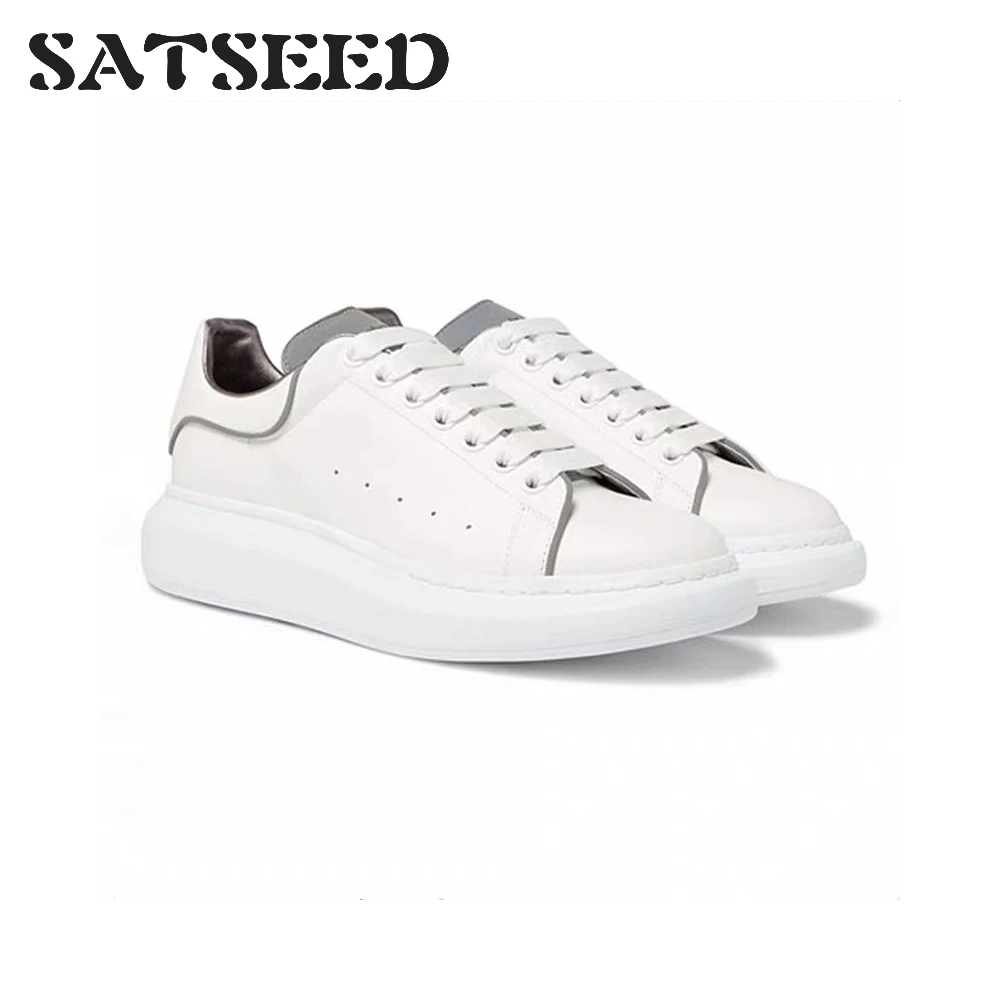 

2019 New Product Summer Night Light White Shoes Women Reflective Fashion Inside The Thick Bottom Increase A Hundred Pack Mail