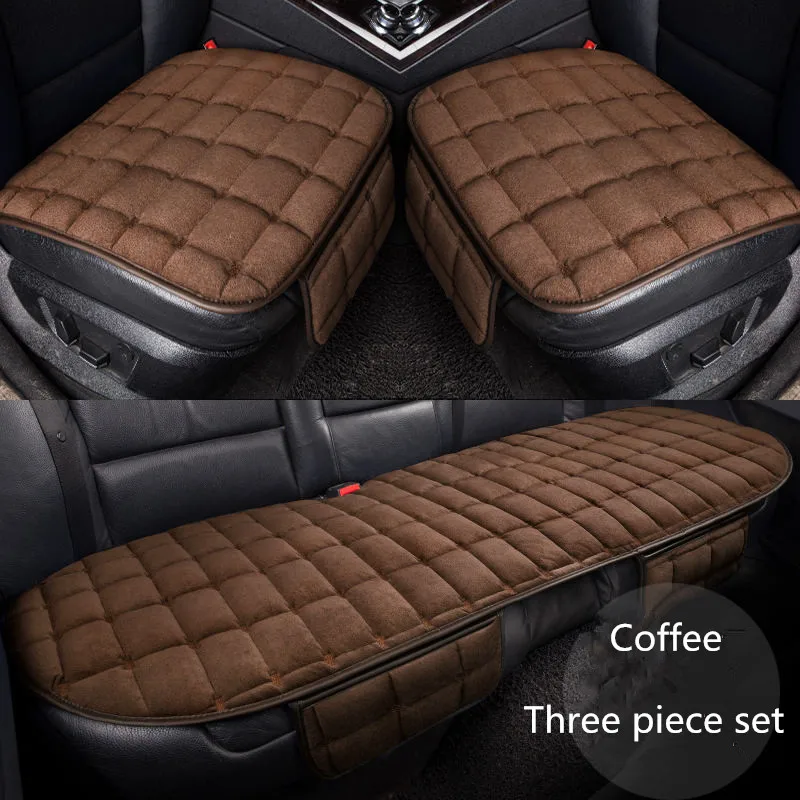 Подушки для автомобильных сидений, автомобильный коврик, автомобильный чехол для kia Sorento Sportage Optima K5 Forte Rio/K3 Cerato - Название цвета: 1 sets Brown