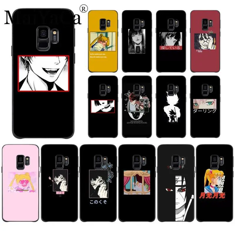 

Anime Teenage girl animation Soft Silicone Phone Case Cover for samsung galaxy s8 s9 s10 plus s7 note5 note8 note9 Mobile Cover