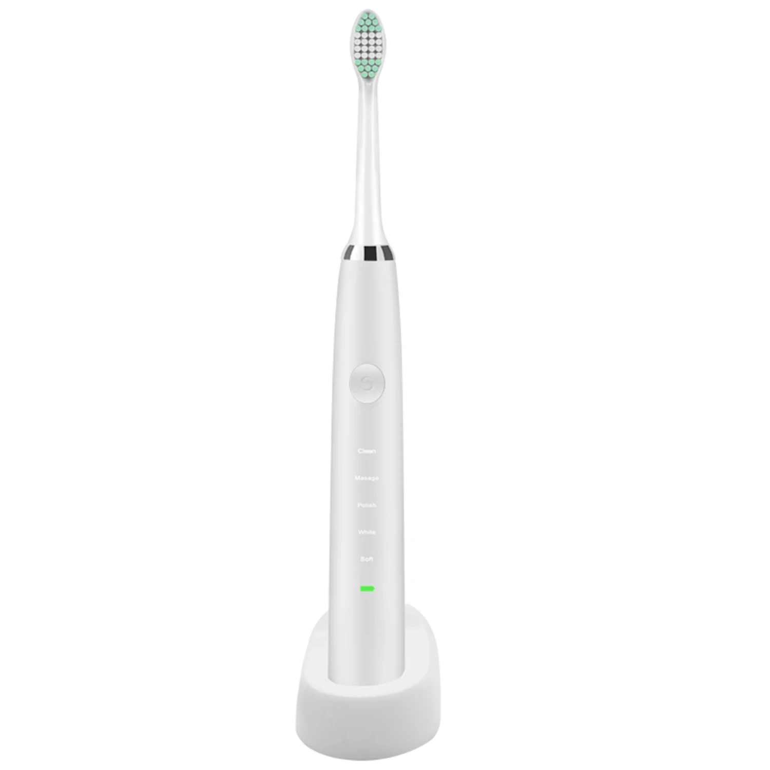 USB перезаряжаемая электрическая зубная щетка, звуковая вибрационная электрическая зубная щетка, IPX7 Водонепроницаемая электрическая toothbrush-EDS7000+: Wh