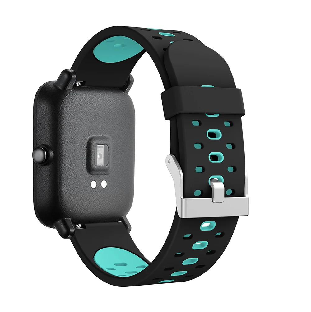 Силиконовый ремешок для Xiaomi Huami Amazfit GTS GTR 42 мм Amazfit Bip Lite сменный ремешок спортивный браслет ремень 20 мм ремешок для часов