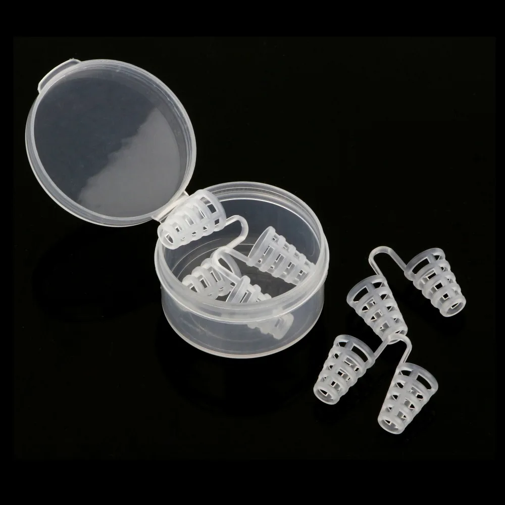 

4pcs/Box Anti Snore Apnea Nose Clip Nasal Dilator Anti-Snoring Breathe Aid Stop Snore Device Sleeping Aid Equipment Stop Snoring