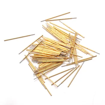 

P038-F For Testing Circuit Board Instrument Voltage Test Probe Spring Phosphor Copper Tube Gold Plated Electronic Instrument