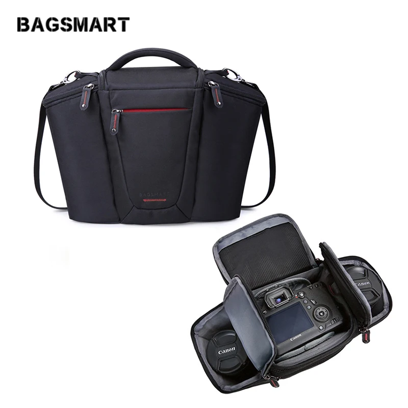 BAGSMART брендовая унисекс Водонепроницаемая винтажная Сумка для зеркальной