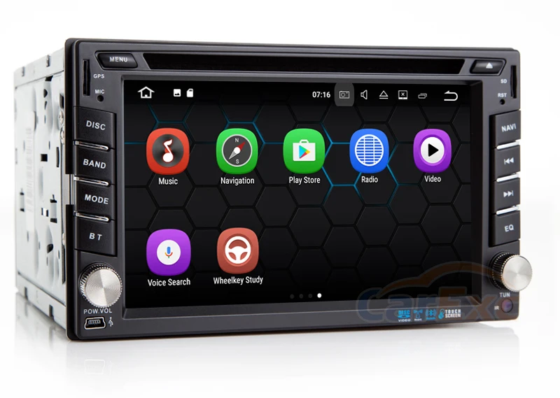 2G ram Android 9,0 OS In-Car мультимедийная система для 2 DIN универсальное радио с DVD gps навигационное головное устройство