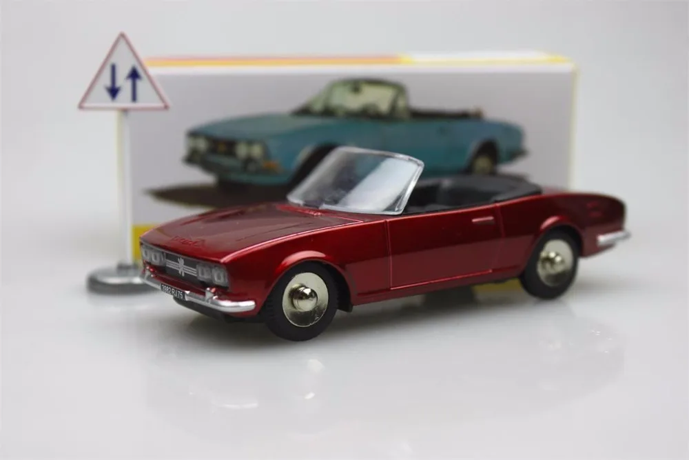 Игрушки Atlas Dinky 1:43 модель автомобиля кабристр 504 Peugeot из сплава Roadster | и хобби