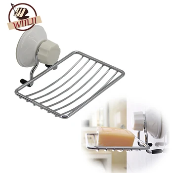 

Stainless Steel Plastic Portable Storage Shampoo Box For Home Wall Mounted Soap Dishes Bathroom Accessories
