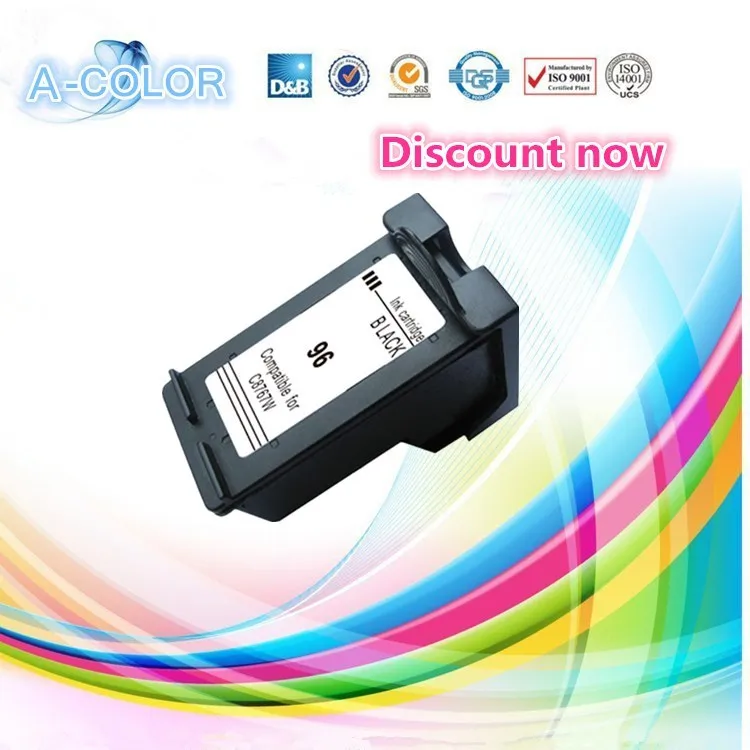 2PK Black Ink Cartridge For HP96 for hp DeskJet 5740/6540/6840/9800/9860 Printercartridge