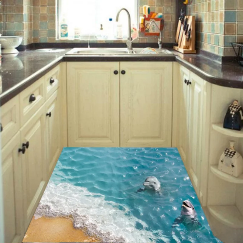 Online-Shop Dolphin 3D Boden Aufkleber Bodenbelag Küche Bad Harz ... Online-Shop Dolphin 3D Boden Aufkleber Bodenbelag Küche Bad Harz ...