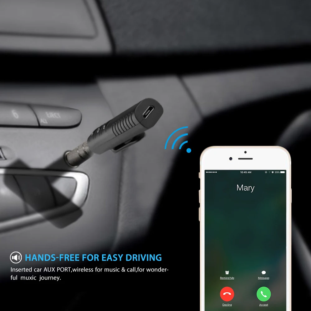 IBESI XT-2 Bluetooth приемник автомобильный Bluetooth AUX 3,5 мм музыкальный Bluetooth аудио приемник Громкая связь вызов автомобильный передатчик Авто адаптер IBESI XT-2 Bluetooth приемник автомобильный Bluetooth AUX 3,5 мм музыкальный Bluetooth аудио приемник Громкая связь вызов автомобильный передатчик Авто адаптер