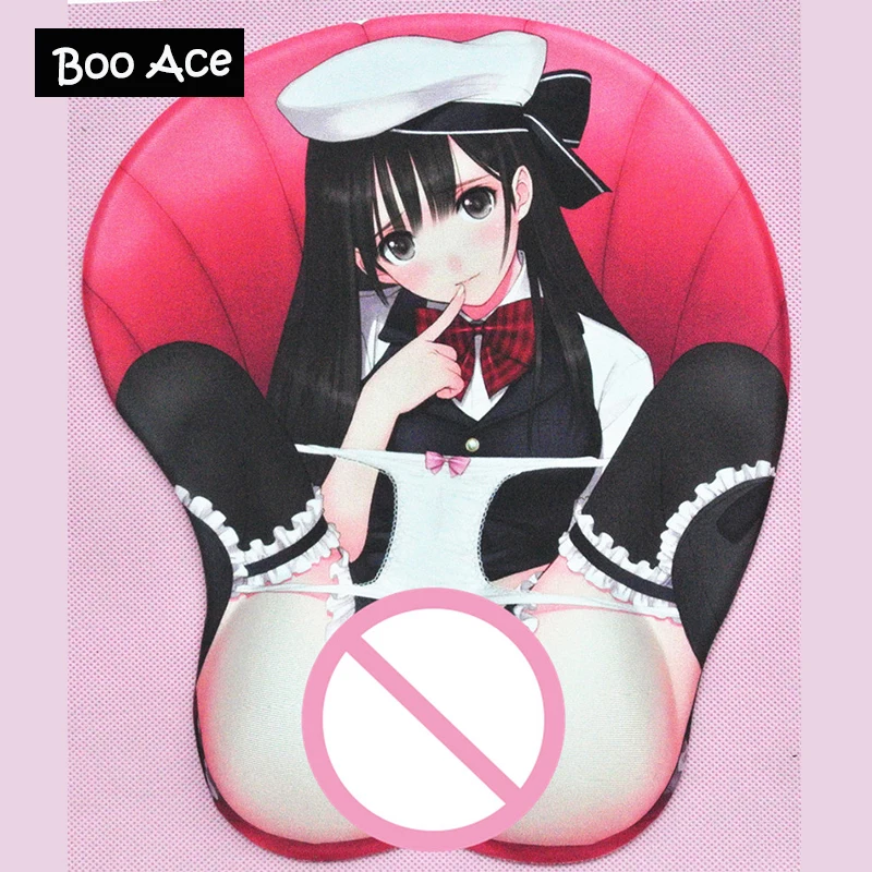 

Japanese Anime Girl Tony 3D Soft Bottom Gaming Mouse Pad with Wrist Rest L26cm*W21cm*H3.2cm 2WAY