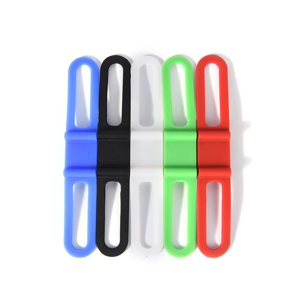 New Bicycle Light Mount Holder Silicone Strap Mountain