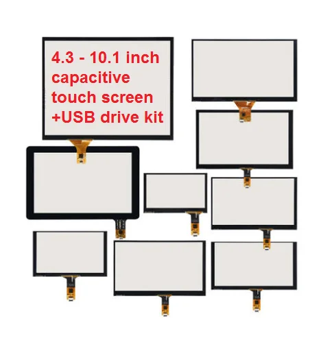 Universal 4.3 / 5 6.2 7 8 9 /10.1 inch Capacitive touch screen USB driver Industrial equipment panel | Компьютеры и офис