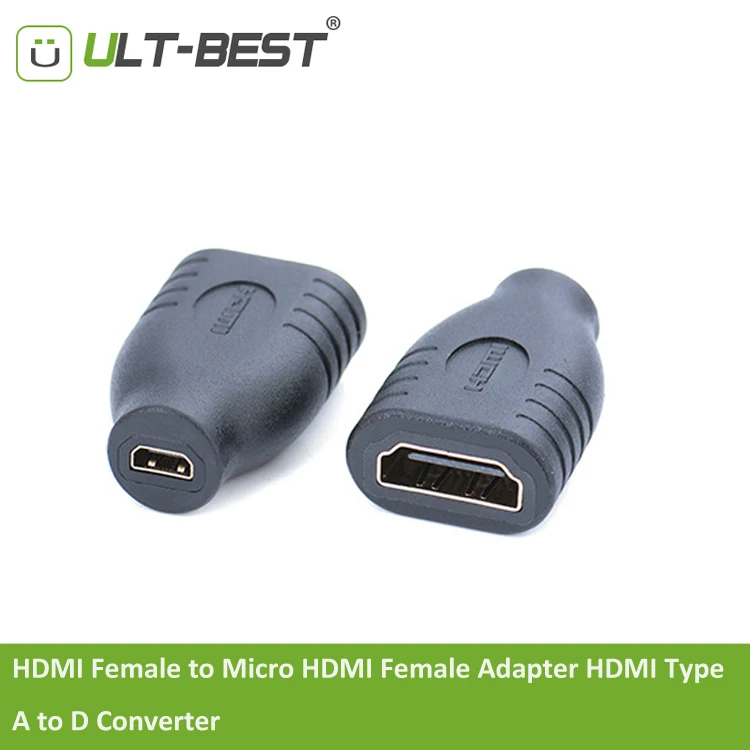 ULT-BEST HDMI Женский к микро HDMI Женский адаптер HDMI тип A к D конвертер для HDTV 1080 P Xbox 360