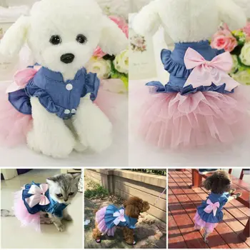 

Pet Puppy Small Dog Lace Princess Tutu Dress Skirt Clothes Apparel Costume Cute