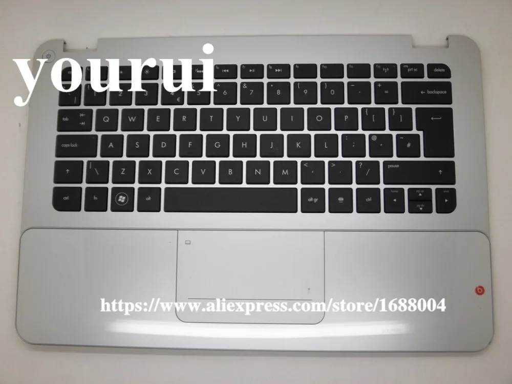 95% верхний чехол 698632-001 для hp ENVY 14-3000 14-3017 с клавиатурой США с подставкой