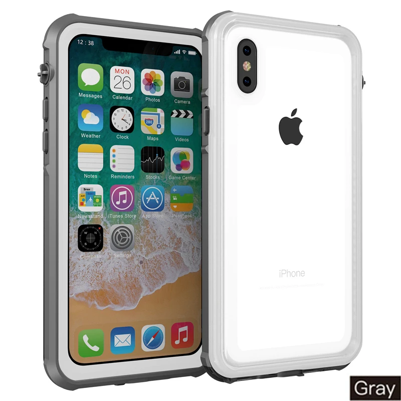 Водонепроницаемый чехол HOTR IP68 ДЛЯ Iphone X водонепроницаемый для плавания и
