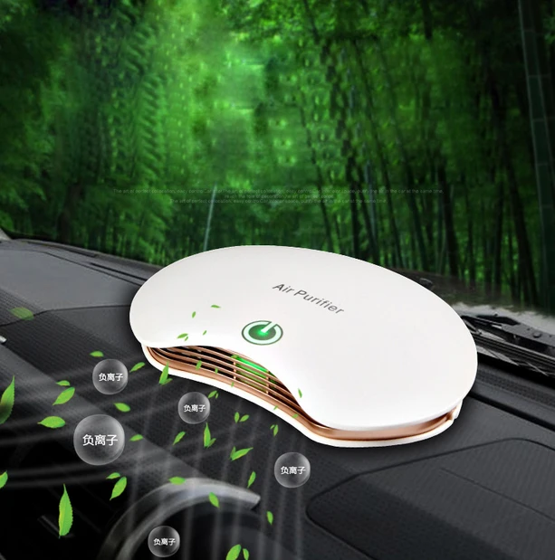 

PM2.5 Formaldehyde Smell Removal Anion Car Air Ionizer Household Sterilize Car Air Purifier with Auto Air Freshener Accessories