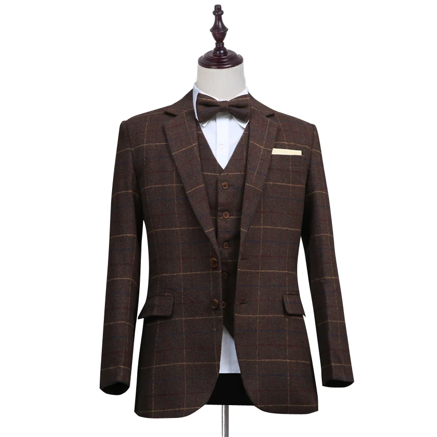 Best Selling High Quality Single breasted Notched Lapel Three Pockets