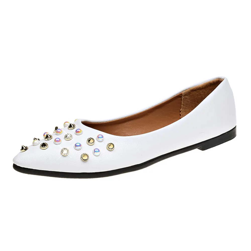 Loafers Shoes Women Flat Spring Autumn Rivet Decoration Shoes Casual Fashion Comfortable Flat Heel Casual Slip On Women Flats Loafers Shoes Women Flat Spring Autumn Rivet Decoration Shoes Casual Fashion Comfortable Flat Heel Casual Slip On Women Flats