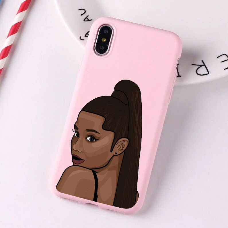 

Ariana Grande Thank U, Next break up with your girlfriend i'm bored Color soft phone case for iPhone 6 7 8 plus XR XS XSMAX