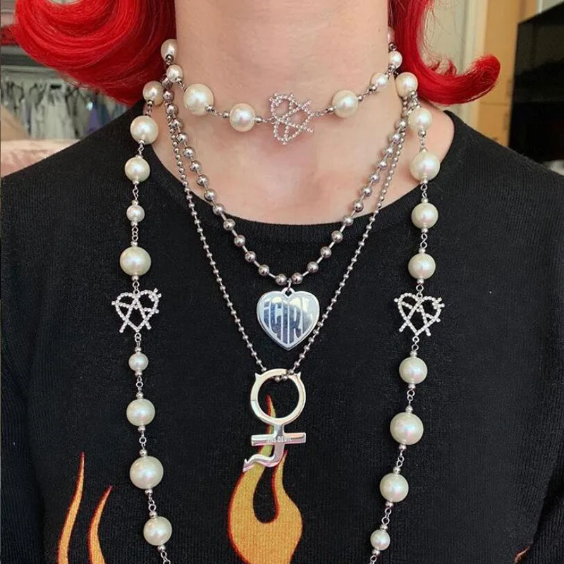 Ошейник с бабочкой для женщин Harajuku в стиле панк из нержавеющей стали Collares Симпатичные Kawaii хип хоп готические Подвески ожерелье для женщин