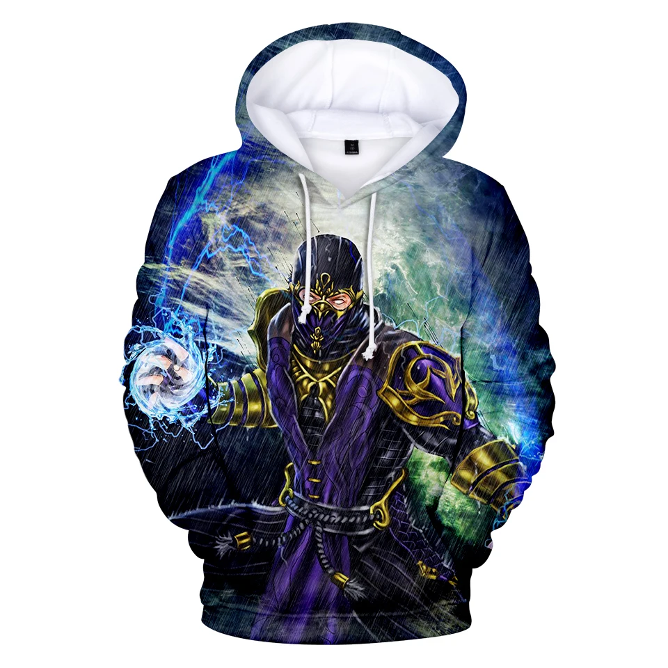  Mortal Kombat 11 Hoodies Kawaii 3D Print Sweatshirt Clothes 2019 Hot Sale Casual Newest Plus Size H