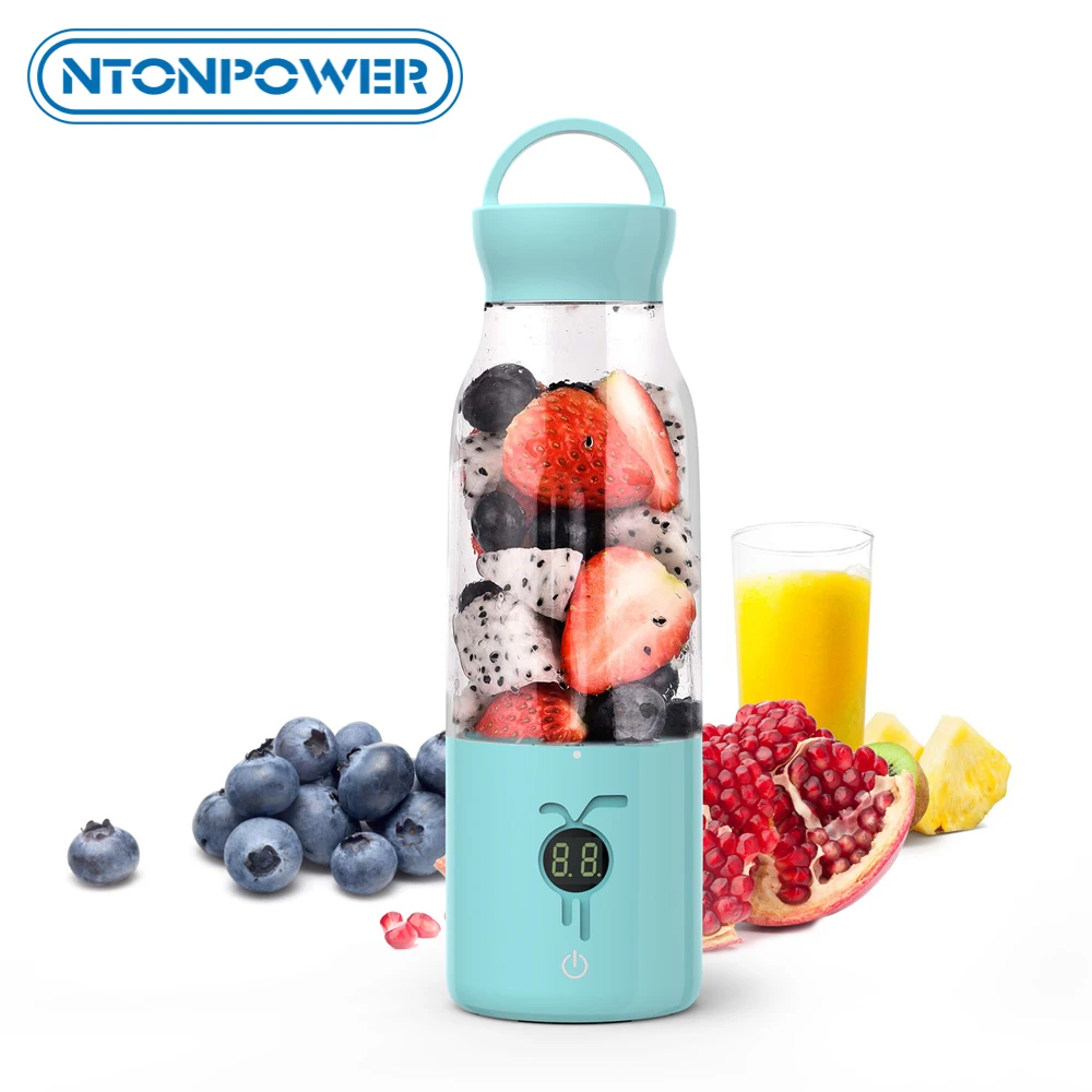 

NTONPOWER Portable Juicer USB Rechargeable Blender multifunctional electric juicer Household Smoothie Blender 450ML Fruit Mixer